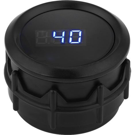 Kit de jauge de température d'eau numérique LED bleue 52 mm (2 pouces) pour voiture avec capteur de température noir