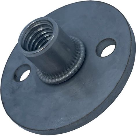 Circular Base Plate (M10) for 1205 Series pipe clips T304 Stainless Steel (1/2)