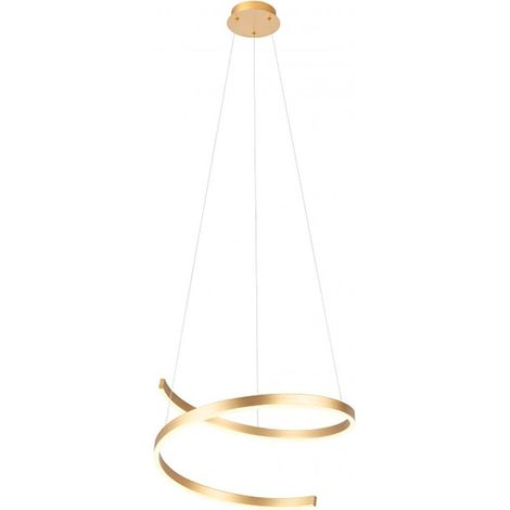 Lampadario classico redo group scroll 01-4017 led cct sospensione lampada soffitto bronzo modulo led dimmerabile