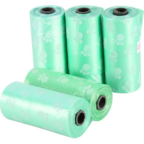 Rouleaux de sacs poubelle portables imprimés pour le nettoyage des déjections canines et félines-AquaForge