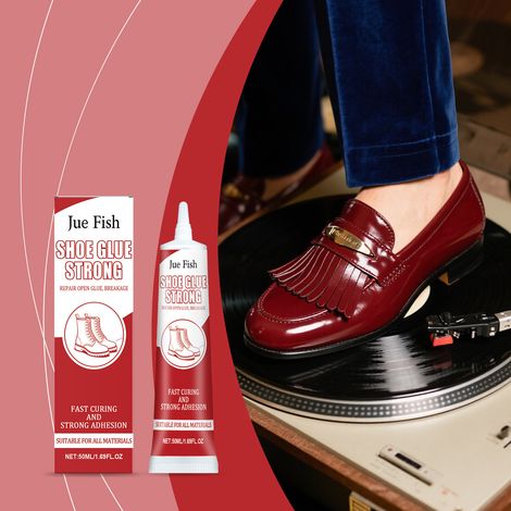 Colle pour chaussures adaptée à tous types de chaussures de sport et de chaussures en cuir, douce et durable, pour réparations quotidiennes – 50 ml -- AUTLEAD (1/5)