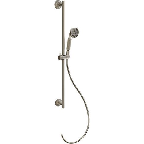 Barra de ducha Gessi Venti20 con soporte acodado, con soporte de