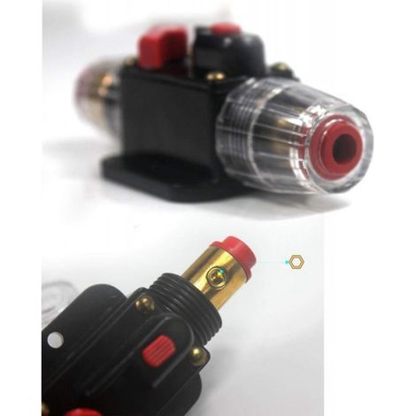 Disjoncteur 100A - - 12V-24V DC - Protection automatique - Commutateur manuel - Sécurité électrique (1/4)