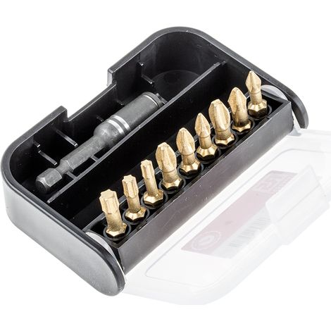 Jeu d'embouts de vissage RS PRO x 10 pièces ( Prix pour 1 ) (1/2)