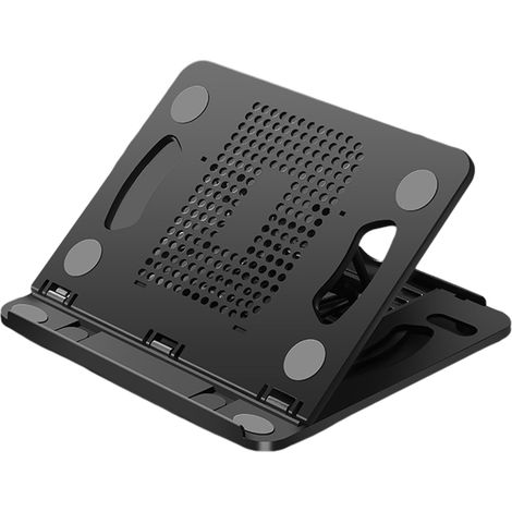 Support Laptop Réglable - Pivotant 360° - Hauteur et Angle Réglables - Pour Bureau Maison ou Bureau à Domicile - 1 Pièce (1/5)