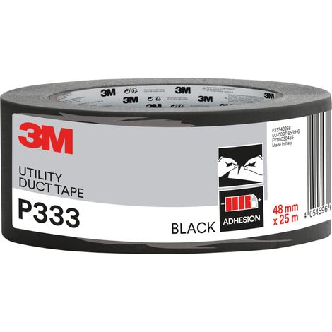 3M™ P333 - Tessuto di riparazione nero 25m x 48mm (1/3)