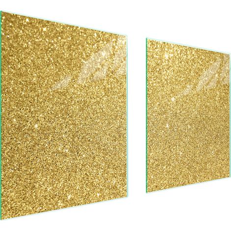 PLACA PROTECTORA DE VIDRIO PARA ESTUFA 85x52 ORO (1/5)