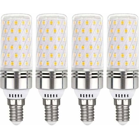 Ampoule LED E14 12W Blanc Froid 6000K Équivalent 100W 1450LM Non Dimmable Lot de 4 (1/4)