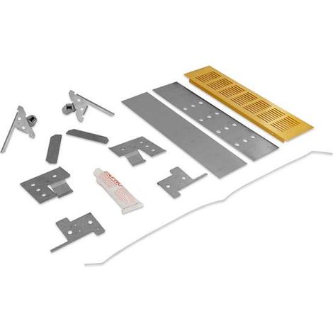SFA SaniBroy Flexibler Fliesenrahmen gold für SaniPack & SaniDouche (1/2)
