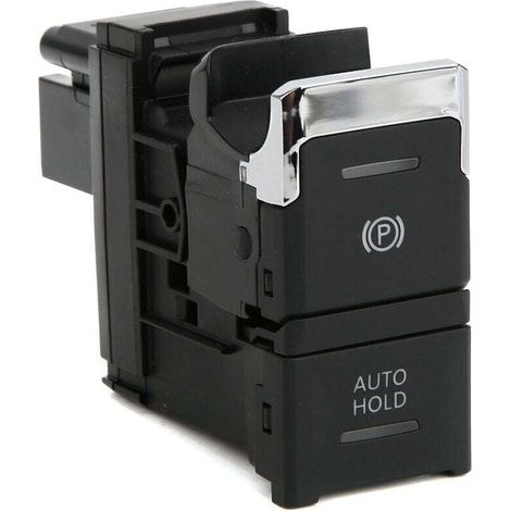 Ulisem Elektronischer Handbremsschalter, elektronischer Handbremsknopfschalter für Feststellbremse 5NG927225 Passend für MK2 2016-2020 (1/4)