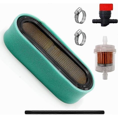 Filtre à air 394019S avec préfiltre 272490S, compatible avec les moteurs Briggs & Stratton 394019, 398825, 4136, 5052H et 5052K, pour moteurs verticaux bicylindres à soupapes latérales de 12,5 à 20 CV (1/5)