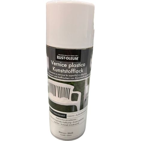 RUST-OLEUM - SPRAY DIRETTO PLASTICA BIANCA 400ML