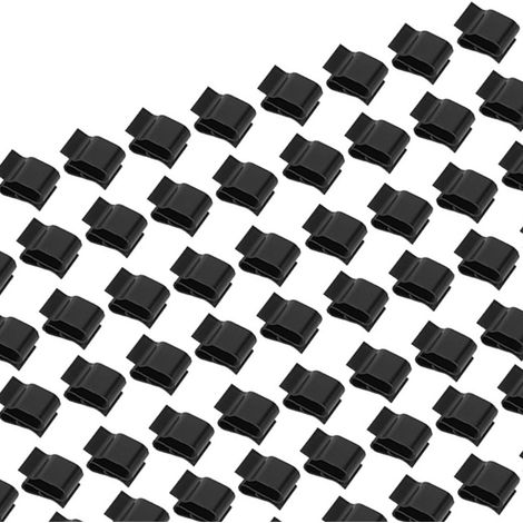 Colliers de serrage pour câbles de panneaux photovoltaïques, clips de fixation isolés en plastique pour câbles de panneaux photovoltaïques, crochets (1/2)
