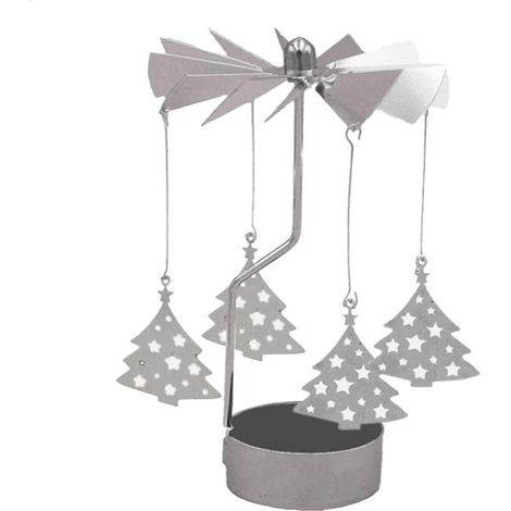 Bougie Chauffe-plat Rotative Décor De Table De Mariage Arbre De Noël (1/5)