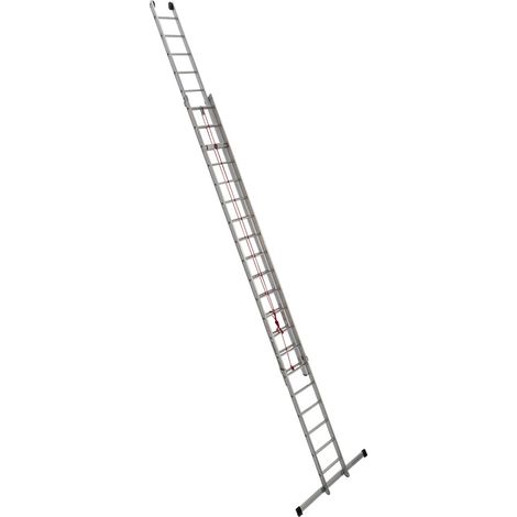 Euroline Premium 312 Seilzugleiter 2x20 Sprossen (1/3)
