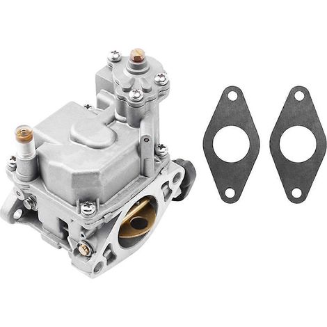 Ensemble carburateur avec joints (2 pièces) pour moteur hors-bord Yamaha 4 S, référence 66M-14301-12  référence 66M-13646-00.