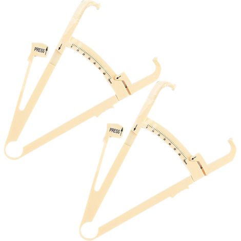 Caliper Pour Mesure De La Graisse Corporelle - Plastique Thermodurci - Précision 0 1 Mm - Usage Personnel Ou Sportif - 2 Pièces (1/5)