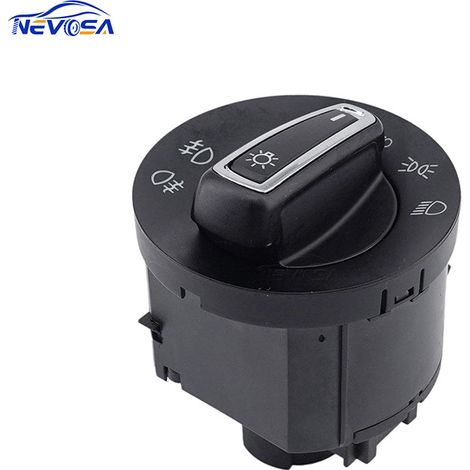 6RD941431A is a fog light switch and headlight control switch suitable for Volkswagen Golf and Jetta car parts. (1/4)