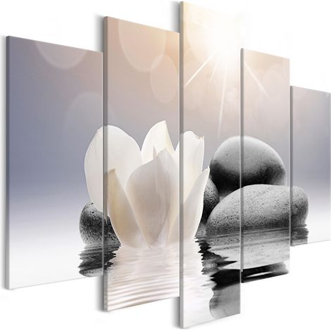 Quadro - Natural Lightness (5 Parts) Wide - 200x100 (1/4)
