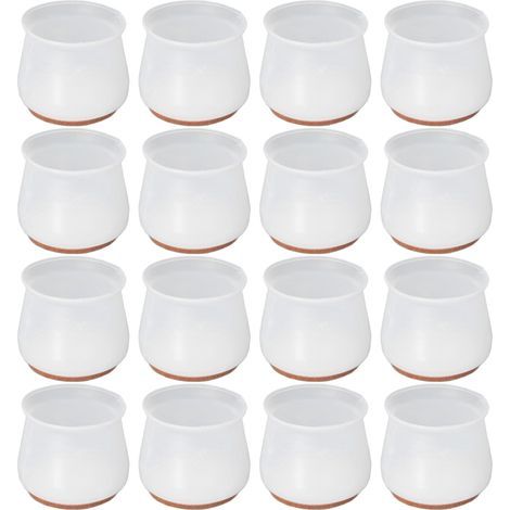 Kratzfeste und geräuschdämpfende Stuhlbeinschoner, stabil und verschleißfest, für Zuhause, Café und Restaurant – 16er-Set (1/5)