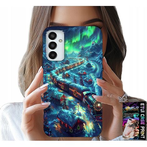 Custodia per Samsung Galaxy M13 4G - motivi treno, espresso, natalizi + vetro (1/5)