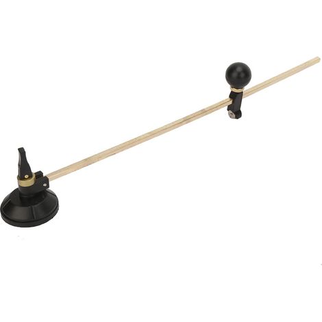 Coupe-verre à 6 roues avec compas et ventouse circulaire (80 cm) (1/5)