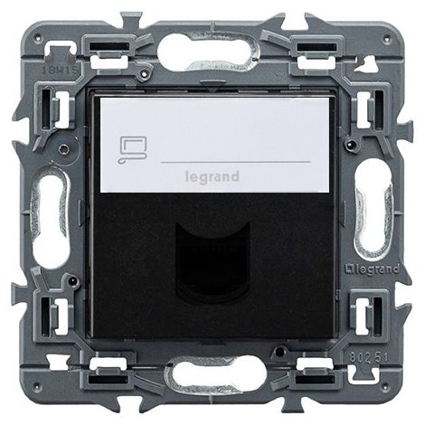 VALENA NEXT base 1xRJ45 utp cat 6 dark LEGRAND 741475