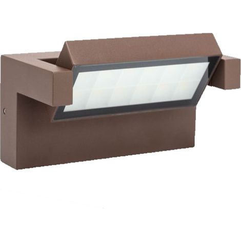 TRADE SHOP - Applique Parete Inclinabile Esterno 21w Tecnologia Cct 3 Tonalità Di Luce Ip65 472-3c - Marrone (1/5)