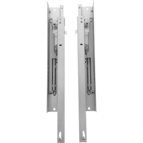 Glissières latérales pour tiroirs, 2 pièces, invisibles, robustes et à (1/5)