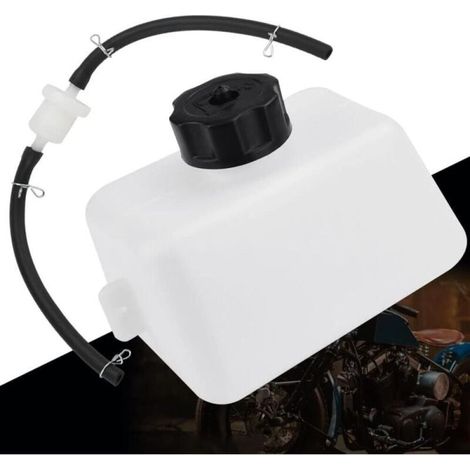 Motorcycle Fuel Tank Dirt Bike Plastic Petrol Tank Oil Filler Kit Filter Hose with Fuel Filter with Cap 49cc ATV Quad Pocket Bike Pit Dirt Bike (1/5)
