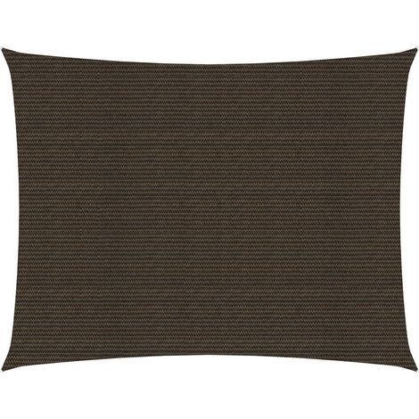 Vela de sombra 160 g/m² marrón 2 x 3 m HDPE 020009140 (1/5)