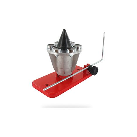 Professioneller Klingenwaage mit 6 Magneten. Wandmontage, inklusive Klingenausrichtungspunkt.