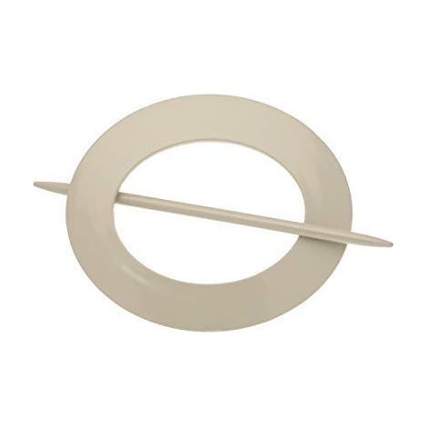 1 Embrasse PVC Ovale - Lin (1/2)