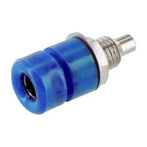 econ connect TB40BL Fiche femelle de laboratoire embase femelle Ø de la broche: 4 mm bleu 1 pc(s) Bu (1/2)
