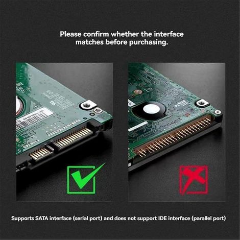 Boîtier externe pour disque dur SATA SSD de type C (1/5)