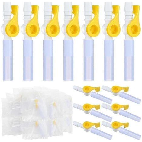 Lot de 15 valves de cathéter emballées individuellement pour le drainage urinaire, avec bords lisses et yyds (1/5)