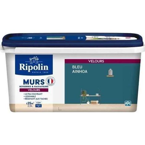 Ripolin Velourfarbe Blau Ainhoa 2,5 L (1/2)