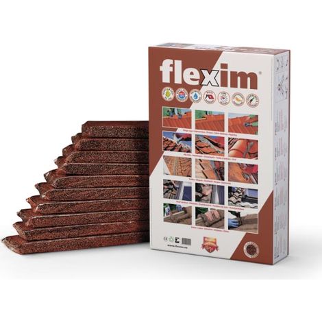 Malta per tetti Flexim 500 x 100 x 35 mm BWK - confezione da 10 fogli - marrone scuro - 1000004371