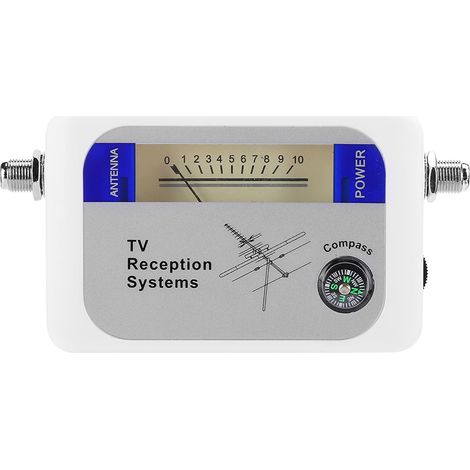 Satellite Detector, Digital Signal Strength Meter, Built-in If Meter Detector for Finding the Best Antenna Installation Location, Ideal for Antenna Setup (1/5)