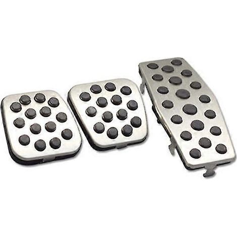 Couvre-pédales en acier inoxydable pour Chevrolet Cruze, Trax, Malibu, Opel Mokka (2013-2015), Astra J et Insignia - Pédales avec clip pour boîte manuelle (1/5)