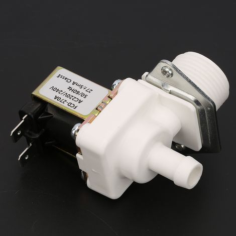 Électrovanne électrique en plastique, normalement fermée (N/C), 220 V CA, pour machine à glaçons (1/5)