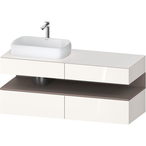 Duravit Collection One Meuble sous-vasque sur console, 2 tiroirs,