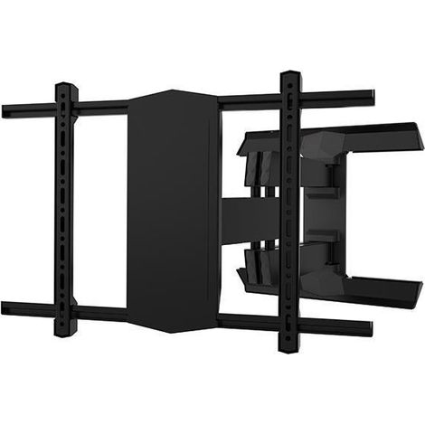 Soporte mural B-Tech Twin Cantilever negro para pantalla plana