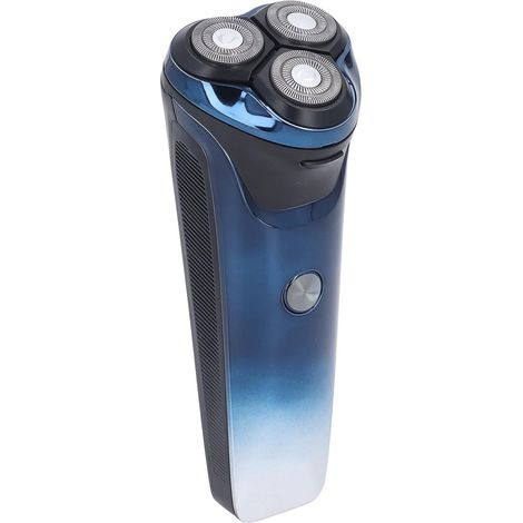 Tondeuse à barbe électrique pour hommes - Têtes flottantes 3D, 6200 tr/min, silencieuse, rechargeable par USB, avec affichage numérique, idéale pour une utilisation sur peau sèche (1/4)
