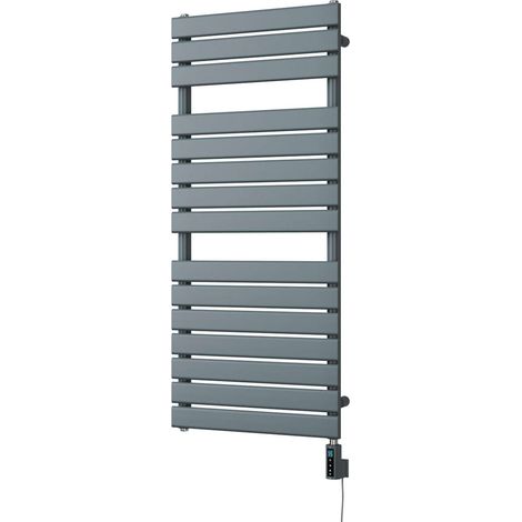 Typhoon - Anthracite Electric Towel Rail H1156mm x W500mm 600w Thermostatic WIFI (1/3)