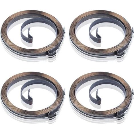 Kit de 4 Ressorts de Rappel pour Lanceur à Corde, Compatible avec Générateurs GX160 GX120 168F 170F et Tronçonneuses, Pièces de Rechange pour Mécanisme de Démarrage