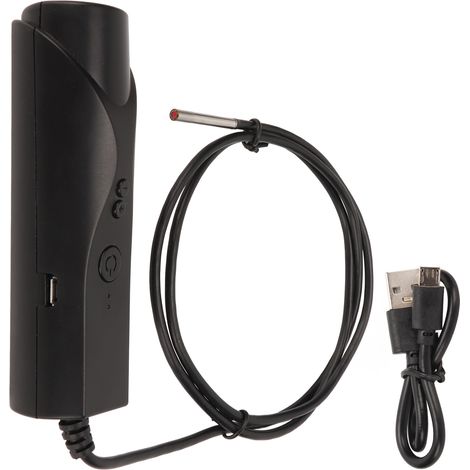 GARRYFIZH Endoscope moteur automobile WiFi 3,9 mm, caméra d'inspection sans fil 1080p pour Android et iOS, portée 1 mètre