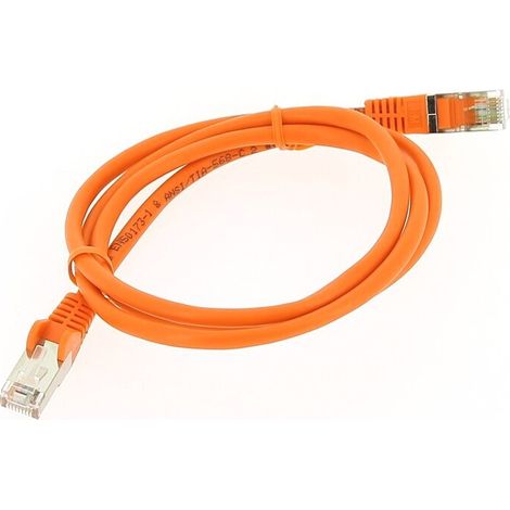Goobay CAT 5-100 FTP 1.0m cable de red Naranja 1 m (1/3)