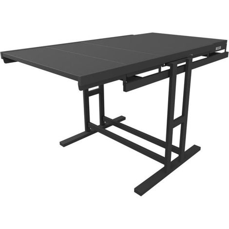 Table modulable (L140 x l80 x H77 cm) convertible en Etagère - style industriel