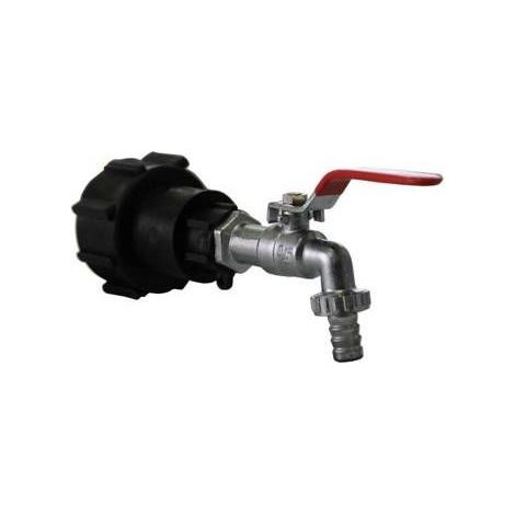 Raccord S60x6 polypropylène avec robinet laiton chromé 25mm- (1/2)